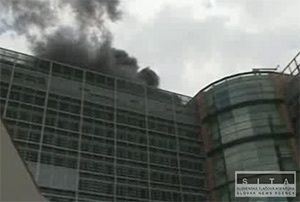 V budove Európskej komisie vypukol požiar