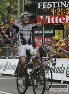 Víťazom 6. etapy na Tour de France sa stal Hushovd