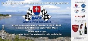 Yacht Grand Prix Slovakia 2009 už tento víkend