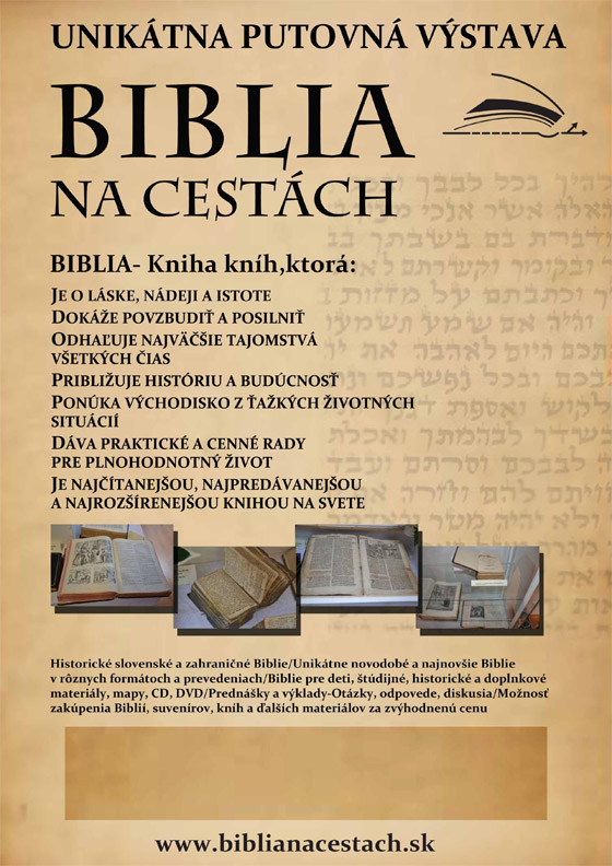 Putovn vstava Biblia na cestch zavta do Kysuckej kninice v adci