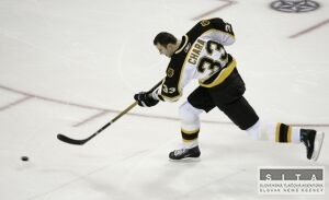 Chára najusilovnejším strelcom Bostonu