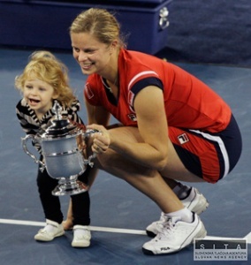 Pre mamičku Clijstersovú je prioritou rodinná pohoda