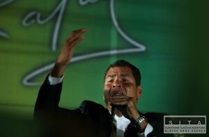 Prezident Correa sa vyhlásil za jasného víťaza volieb