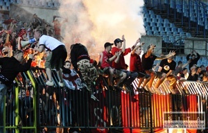 Trnava - Slovan s bezepečnostnými opatreniami