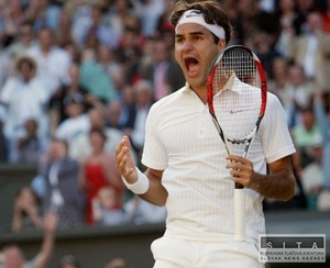 Federer získal historický 15. titul