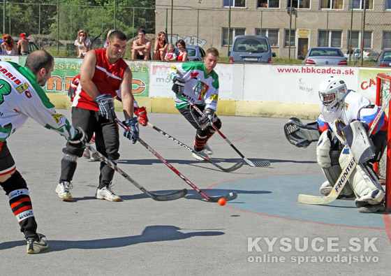 Video: Kysuck hokejbalov hviezdy iarili v spolonom zpase + foto
