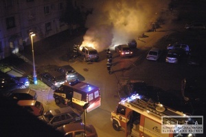 Nadránom horeli na sídlisku v Prešove autá