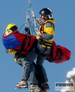 Hospov zranen, v Sldene zasahovala helikoptra