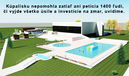Odignorovali petíciu za dostavbu letného kúpaliska v Čadci, je údajne bezpredmetná