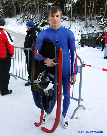 Sánkar Marián Zemaník na Majstrovstvách Európy juniorov v Igls obsadil 16. miesto