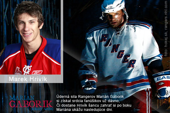 Video: Rodk z adce Marek Hrivk posiln tm Marina Gborka New York Rangers