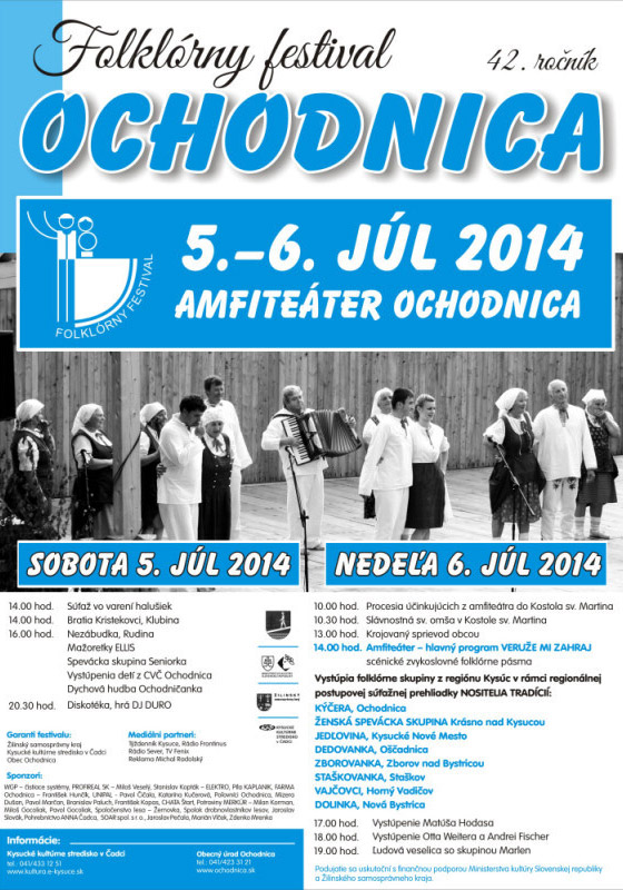 42. Folklrny festival Ochodnica u tento vkend s bohatm programom