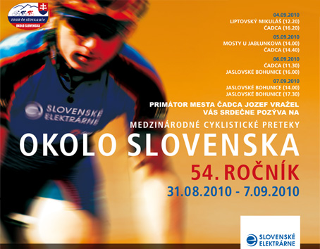 54. ronk medzinrocnch cyklistickch pretekov Okolo Slovenska op v adci