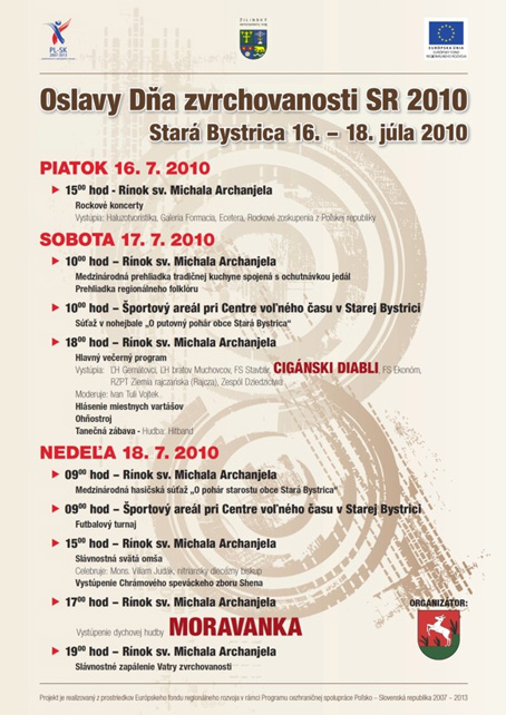 Oslavy da zvrchovanosti SR v Starej Bystrici