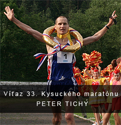 Peter Tichý víťaz 33. Kysuckého maratónu
