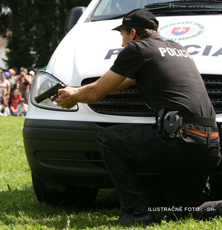 Podozrivho zadrali policajti priamo pri naruenom objekte v Neslui