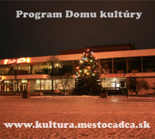 Program Kultúrneho a informačného centra mesta Čadca - Domu kultúry na mesiac január 2010
