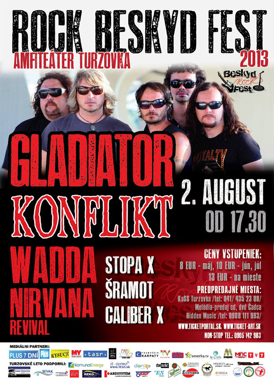 Rock Beskyd Fest 2013 - 2. august - amfiteter Turzovka