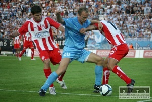 Slovan v prvom zápase 3. predkola nestačil na Olympiakos