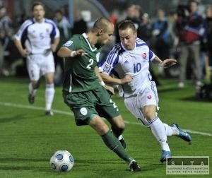 Slováci prehrali so Slovinskom 0:2, MS sa im vzdialili