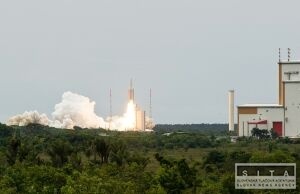 Európsky satelit TerreStar-1 vyštartoval do vesmíru