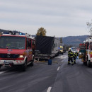 Cesta prvej triedy v Krsne nad Kysucou je plne uzavret