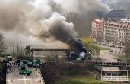 Demonštranti podpálili hotel v Štrasburgu