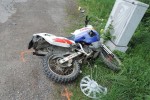 Pri dopravnej nehode v obci Skalit sa ako zranil motocyklista