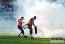 Zápas Nitra - Trnava rozhodca predčasne ukončil