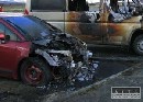 Usmrtil chodca, ušiel a auto zapálil