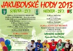 Jakubovsk hody 2013 - program podujat