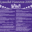 Kysuck Vianoce 2009 - program podujat