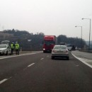 Policajn hliadky na Kysuciach 5.1.2010