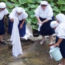 Moja mil aty prala - udov tradcie pri pran na potoku vpodan FS Makovanka v skanzene Vychylovka