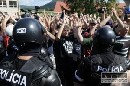Protest v Š. Michaľanoch sa skončil zásahom polície