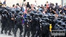 Na demonštrácii v Š. Michaľanoch zadržali 30 osôb
