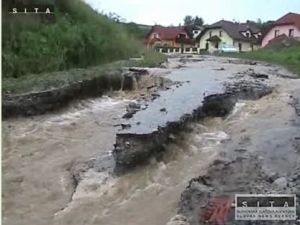 Búrka v Kežmarku a okolí